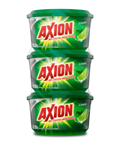 Lavaplatos Axion Limon Paquete de 3 850g c/u